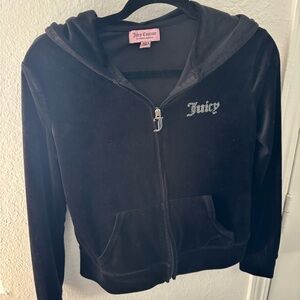 Juicy Couture Black Velour Jacket